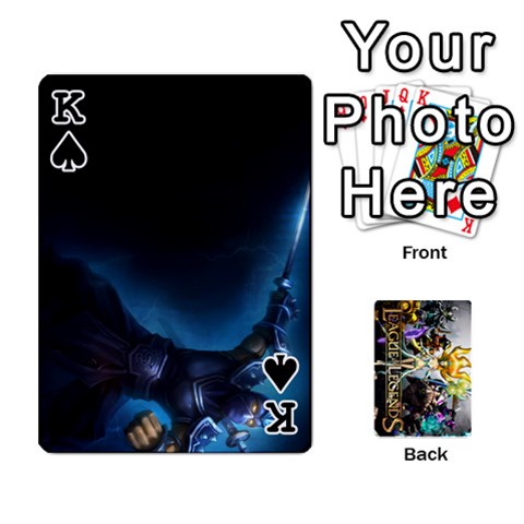 King Lol Cards By Dillon Front - SpadeK
