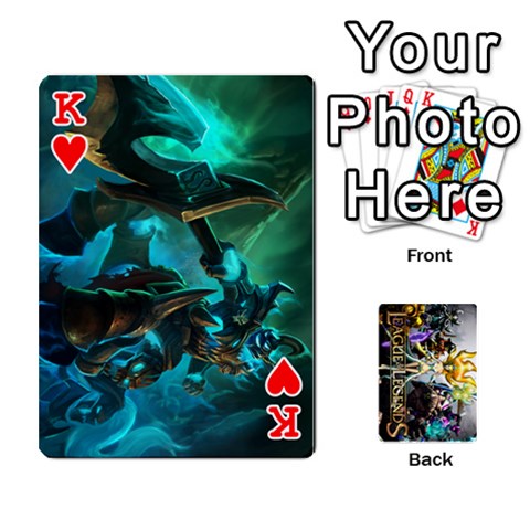 King Lol Cards By Dillon Front - HeartK