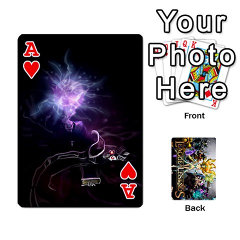Ace Lol Cards By Dillon Front - HeartA