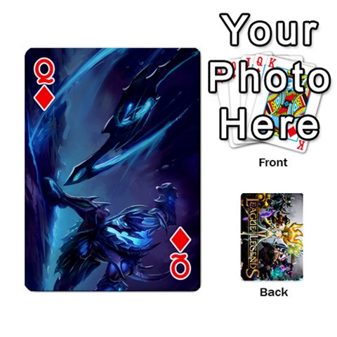 Queen Lol Cards By Dillon Front - DiamondQ
