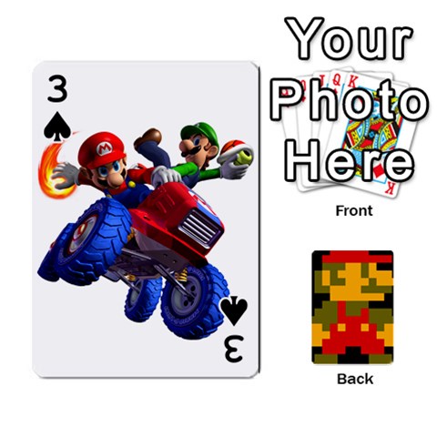 Mario By Cheesedork Front - Spade3