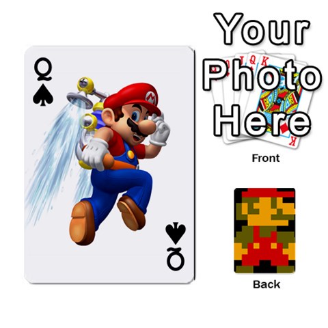 Queen Mario By Cheesedork Front - SpadeQ