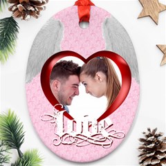 merry christmas, happy new year - Ornament (Oval)