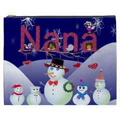 snowmen Cosmetic Bag (XXXL) 2 sides