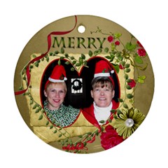 round 2 sided ornament_Ferne.Kate - Round Ornament (Two Sides)