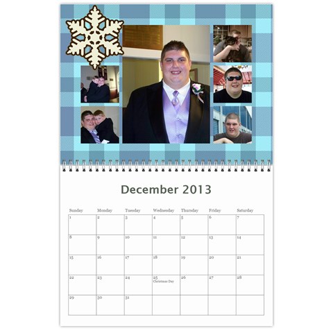 Pats Calander By Tracy Dec 2013