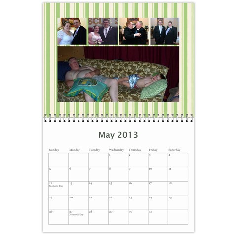 Pats Calander By Tracy May 2013