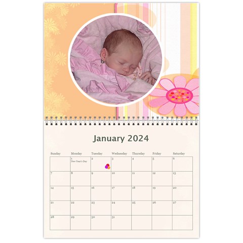 Memory  Calendar 2024 By Kim Blair Jan 2024