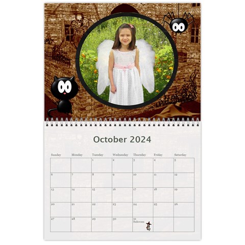 Memory  Calendar 2024 By Kim Blair Oct 2024