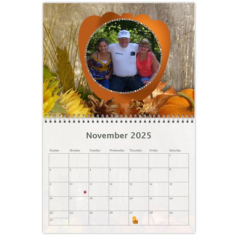 Memory  Calendar 2025 By Kim Blair Nov 2025
