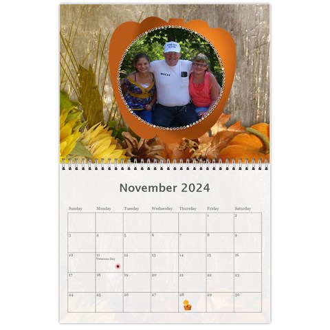 Memory  Calendar 2024 By Kim Blair Nov 2024