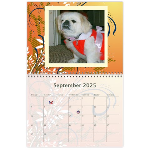 Memory  Calendar 2025 By Kim Blair Sep 2025