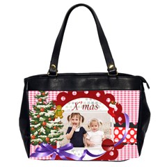 merry christmas - Oversize Office Handbag (2 Sides) merry christmas - Oversize Office Handbag (2 Sides)