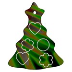 christmas tree 2  ornament (with 5 photos  of yours) - Christmas Tree Ornament (Two Sides)