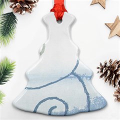 christmas tree 3 (your own photo   text) - Christmas Tree Ornament (Two Sides)