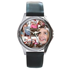 xmas - Round Metal Watch