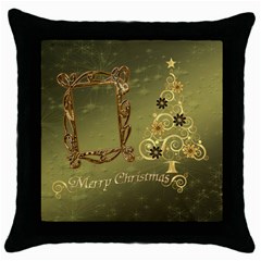 Christmas throw pillow - Throw Pillow Case (Black)