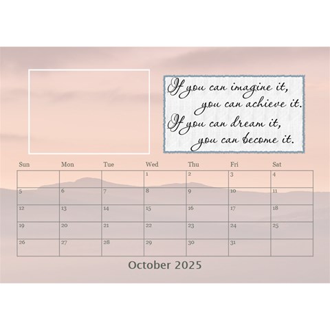 Inspiration Desktop Calendar 8 5x6 By Lil Oct 2025