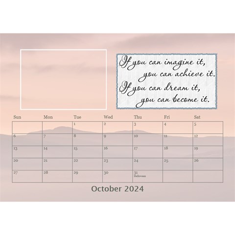 Inspiration Desktop Calendar 8 5x6 By Lil Oct 2024