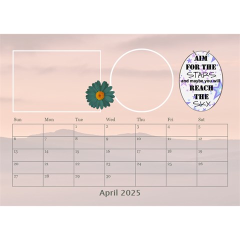 Inspiration Desktop Calendar 8 5x6 By Lil Apr 2025