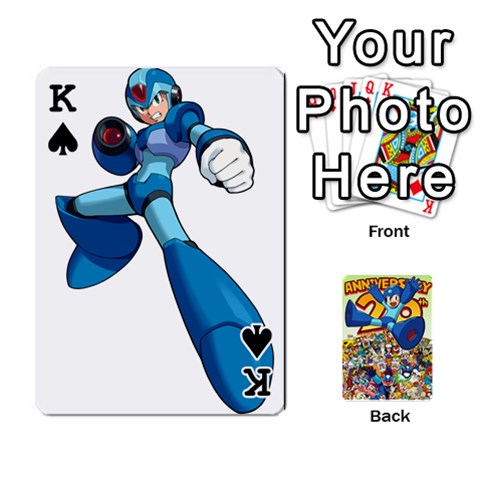 King Mega Man By Cheesedork Front - SpadeK