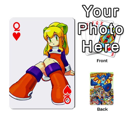 Queen Mega Man By Cheesedork Front - HeartQ