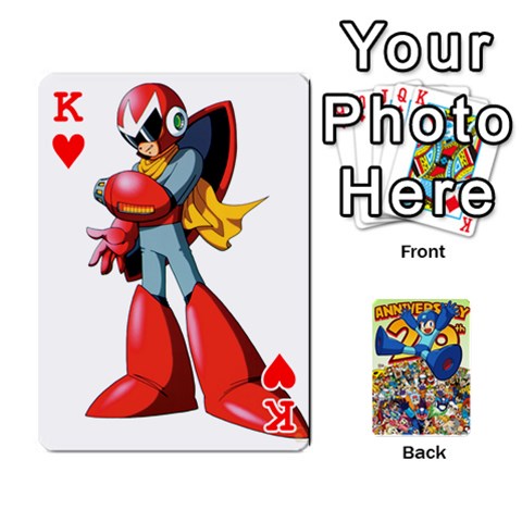 King Mega Man By Cheesedork Front - HeartK
