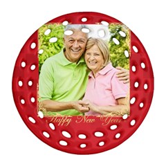 merry christmas - Round Filigree Ornament (Two Sides) merry christmas - Round Filigree Ornament (Two Sides)