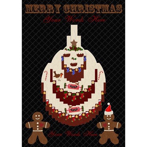 Merry Christmas 3d Cake Card By Claire Mcallen Inside