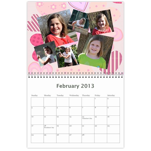 2013 Calendar By Bridget Feb 2013
