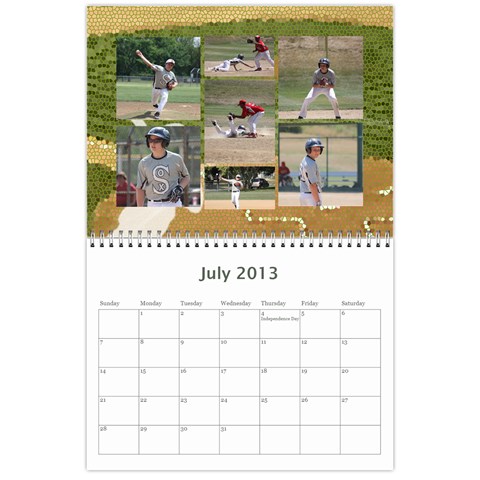 2013 Calendar By Bridget Jul 2013