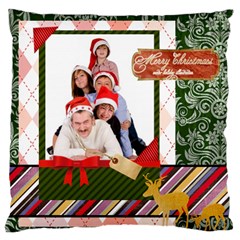 merry christmas - Large Cushion Case (One Side)