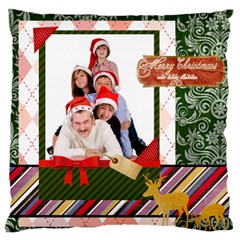 merry christmas - Large Cushion Case (Two Sides)