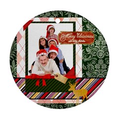 merry christmas - Ornament (Round)