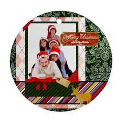 merry christmas - Ornament (Round)