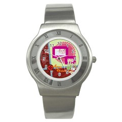 merry christmas - Stainless Steel Watch