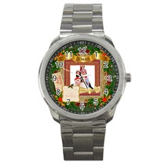 merry christmas - Sport Metal Watch