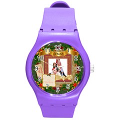merry christmas - Round Plastic Sport Watch (M) merry christmas - Round Plastic Sport Watch (M)