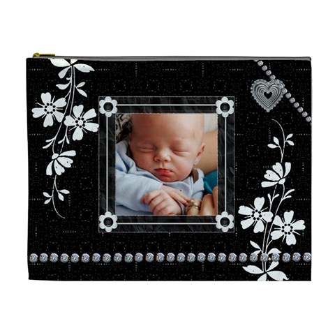 Pretty Xl Cosmetic Bag By Lil Front