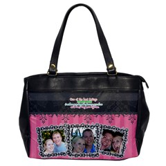 Hug the person you love. - Oversize Office Handbag