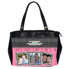 Hug the person you love. - Oversize Office Handbag (2 Sides)