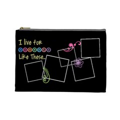 I live for moments like these. - Cosmetic Bag (Large)