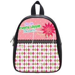 Cherish every little moment. - School Bag (Small)