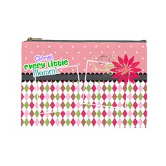 Cherish every little moment. - Cosmetic Bag (Large)