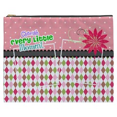 Cherish every little moment. - Cosmetic Bag (XXXL)