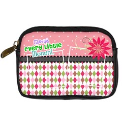 Cherish every little moment. - Digital Camera Leather Case