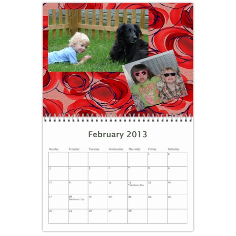 2013 Calender By Kellyjanine2 Yahoo Com Feb 2013