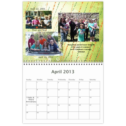 2013 Calender By Kellyjanine2 Yahoo Com Apr 2013