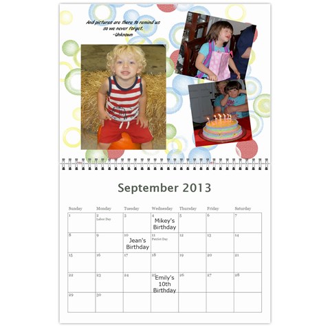 2013 Calender By Kellyjanine2 Yahoo Com Sep 2013