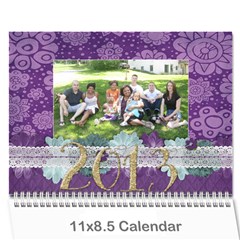 Calendar 2013 for Jisca - Wall Calendar 11  x 8.5  (12-Months)